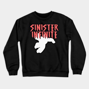 SINISTER INFINITE Male (White Silhouette) Crewneck Sweatshirt